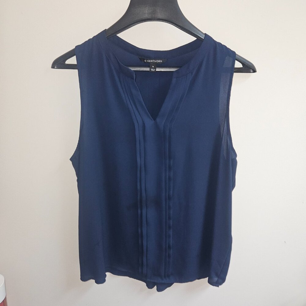 41 Hawthorn Navy Blouse XL